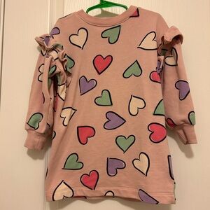 Girls Sweatshirt Dress – Size 4T